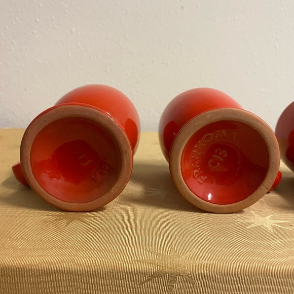 Frankoma Flame Red Pedestal Cups
Set of 3 - Picture 8 of 11